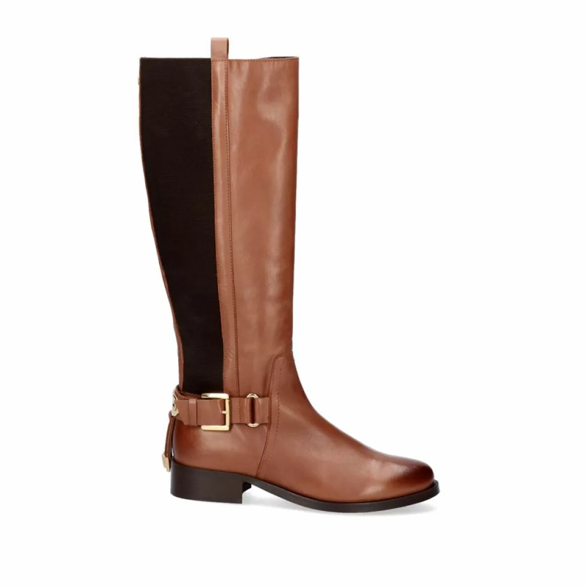 Exe Shoes Botas>Bota Alta De Couro 741Ka Brandy