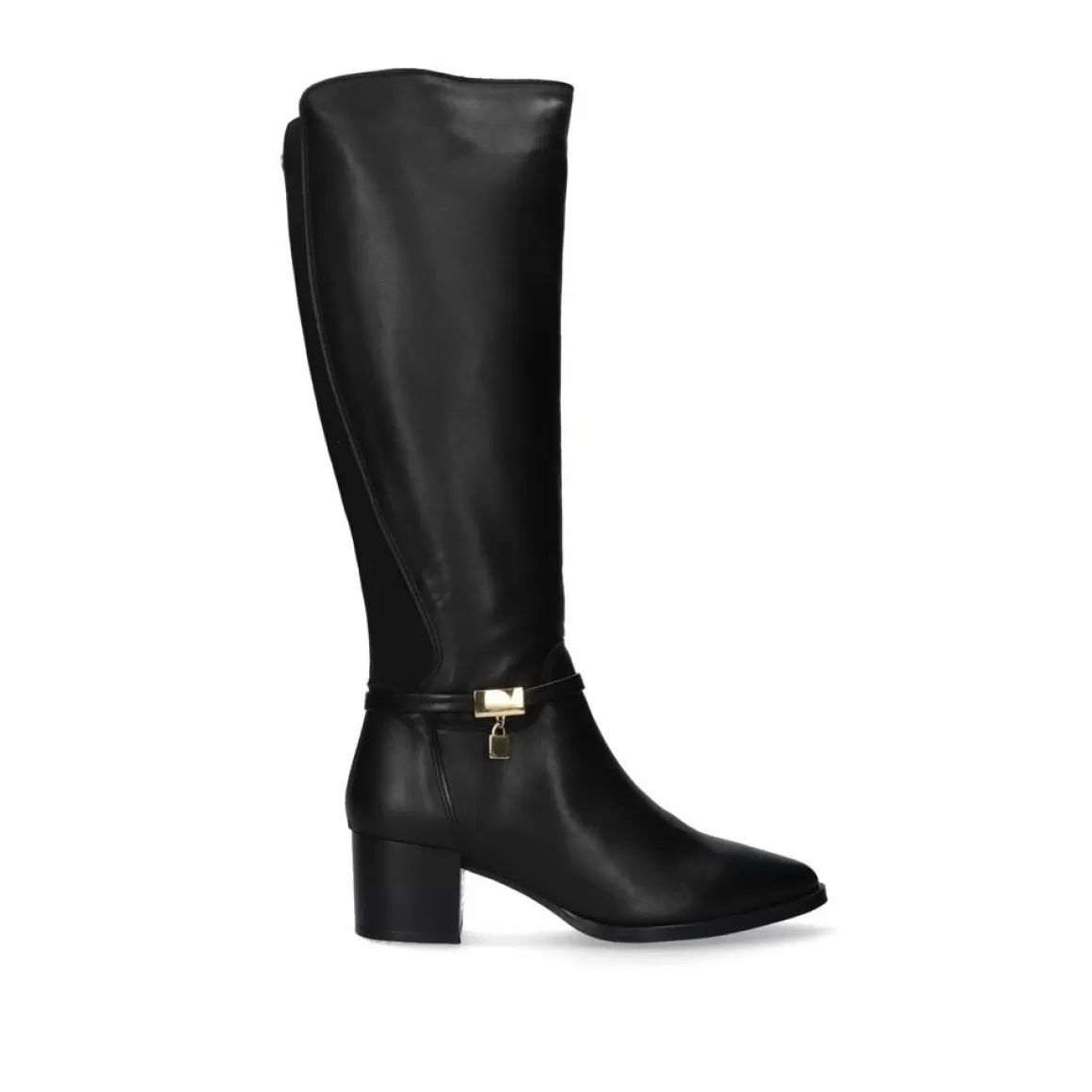 Exe Shoes Botas>Bota Alta De Couro 748Ha Preto