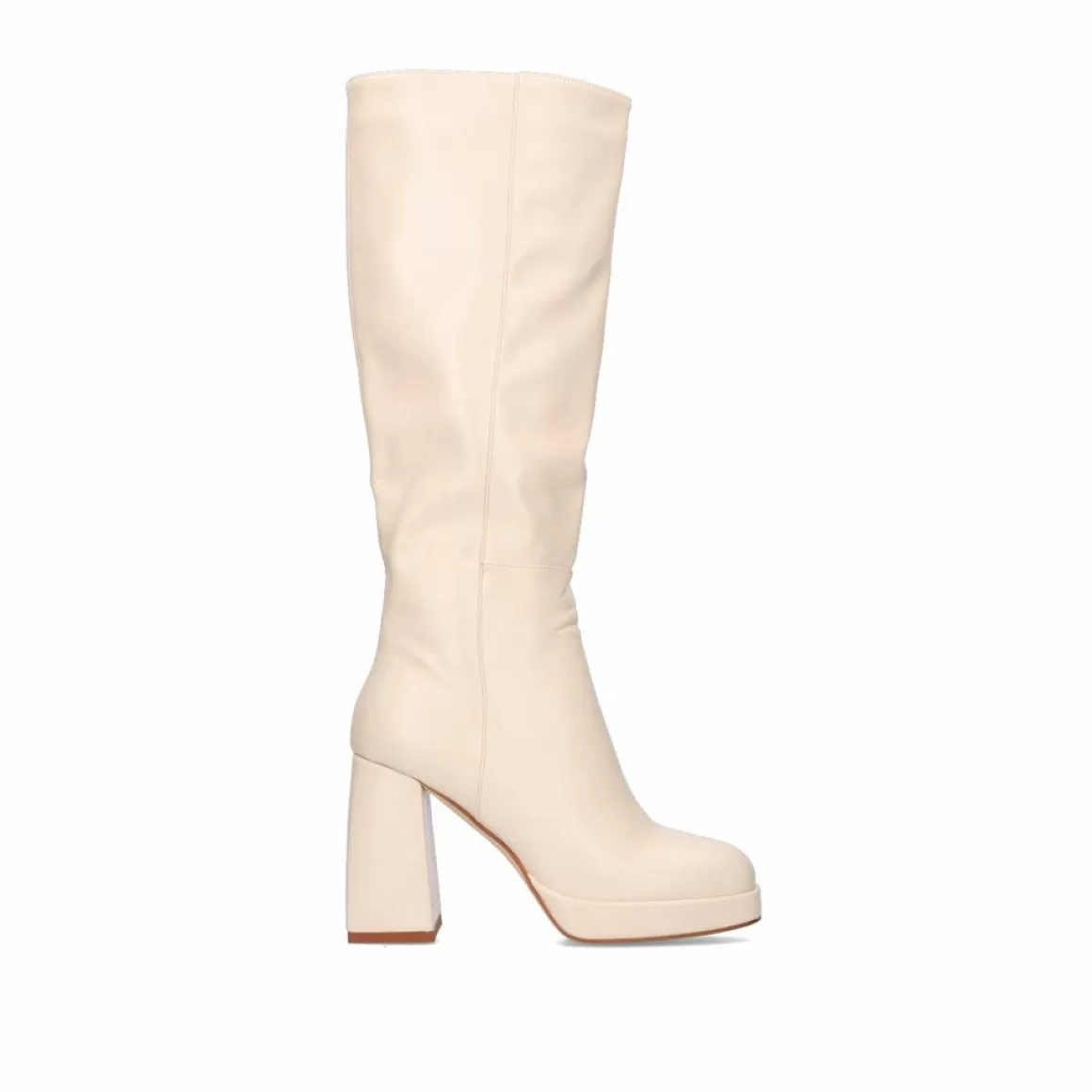 Exe Shoes Botas>Bota De Cana Alta Rigida W1966D-25 Na Cor Bege
