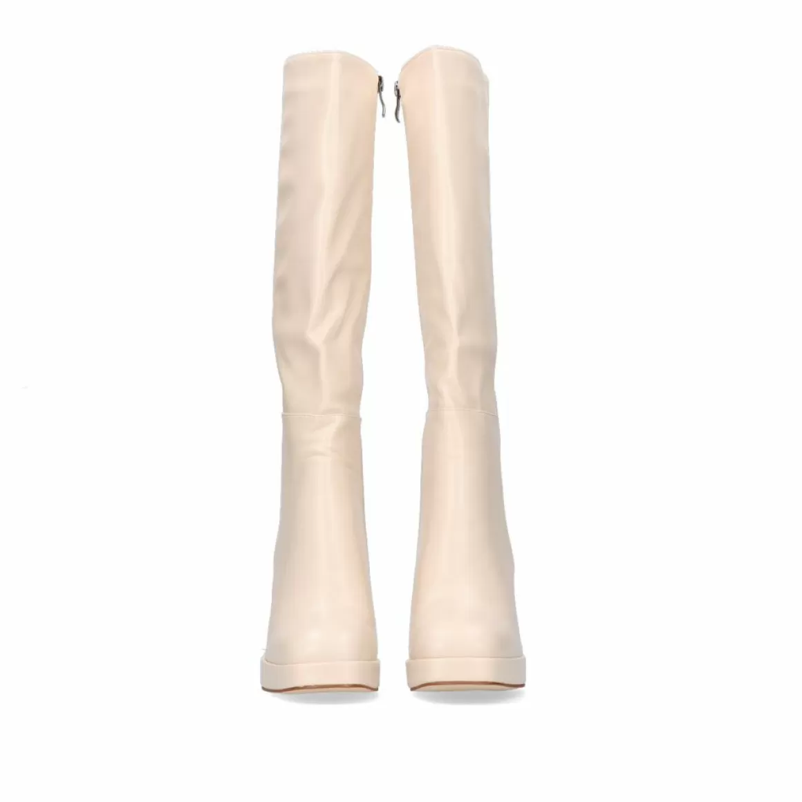 Exe Shoes Botas>Bota De Cana Alta Rigida W1966D-25 Na Cor Bege