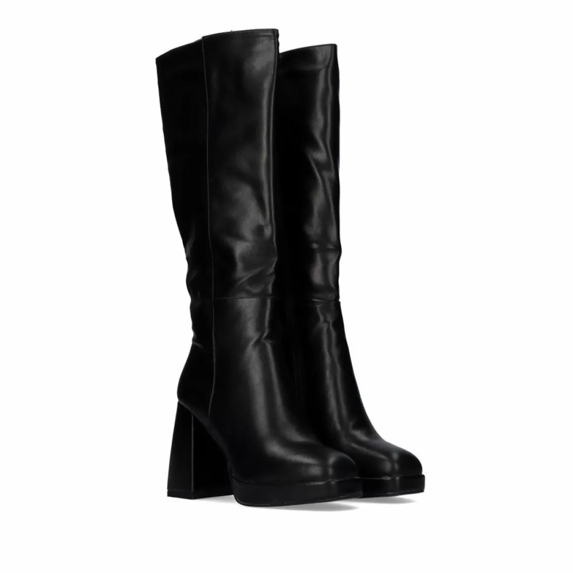 Exe Shoes Botas>Bota De Cana Alta Rigida W1966D-25 Na Cor Preta