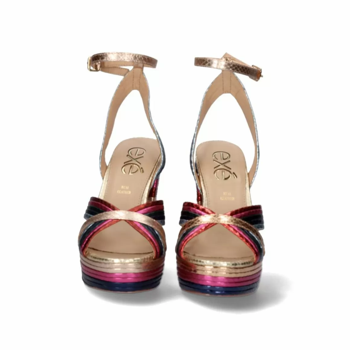 Exe Shoes Sandálias De Salto>Sandalia De Calcanhar Ophelia-832 Multicolor