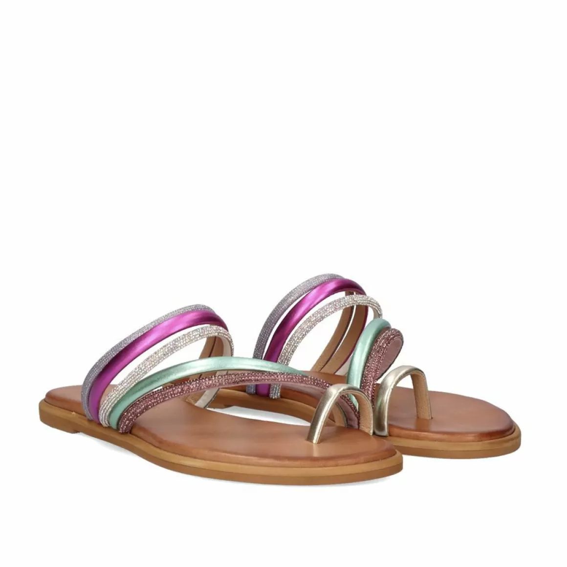 Exe Shoes Sandálias Planas>Sandalia Plana 618 Loris Multicolorido