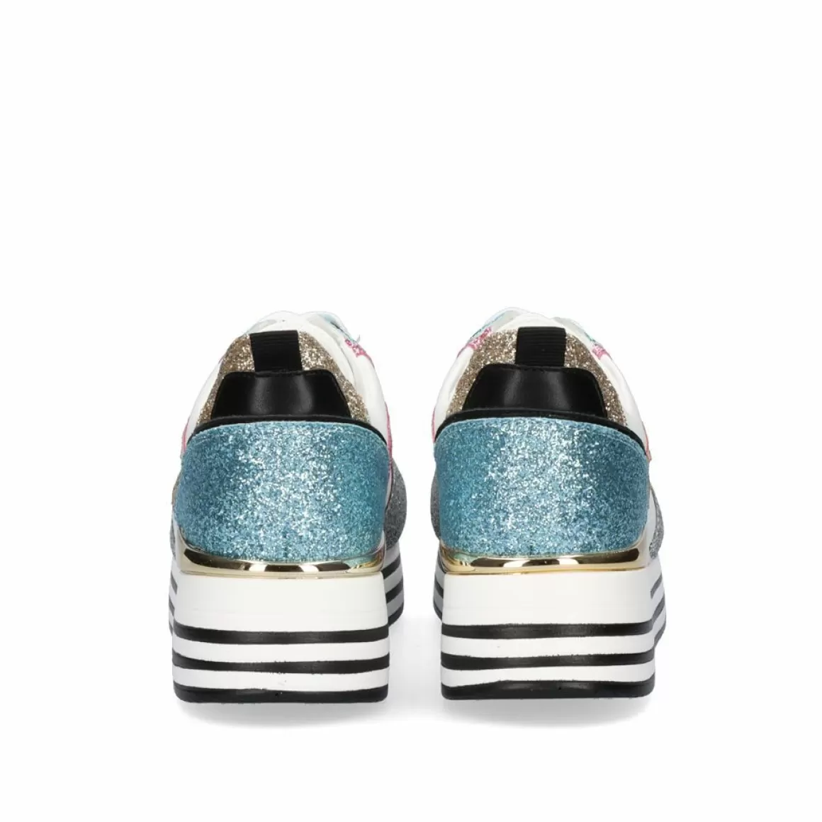 Exe Shoes Sneakers Mujer>Tenis Glitter Plataforma 74-31Ex20 Multicolorido