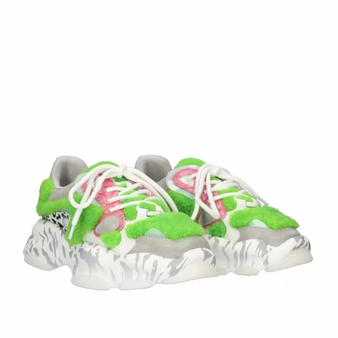 Exe Shoes Sneakers Mujer>Tenis Plataforma 2112-8 Green