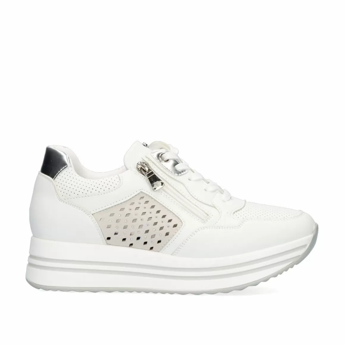 Exe Shoes Sneakers Mujer>Tenis Plataforma Branco 131-31Ex24