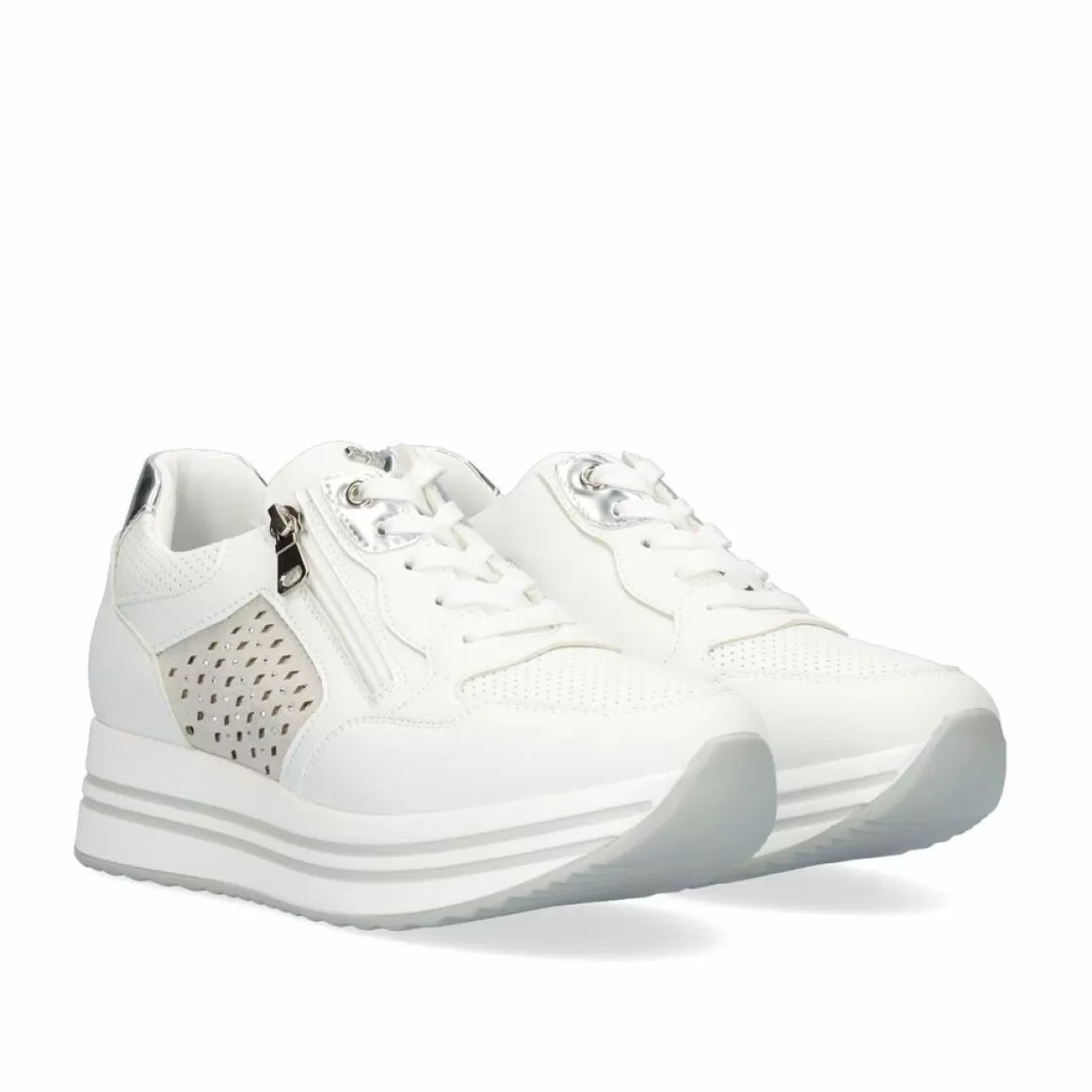 Exe Shoes Sneakers Mujer>Tenis Plataforma Branco 131-31Ex24